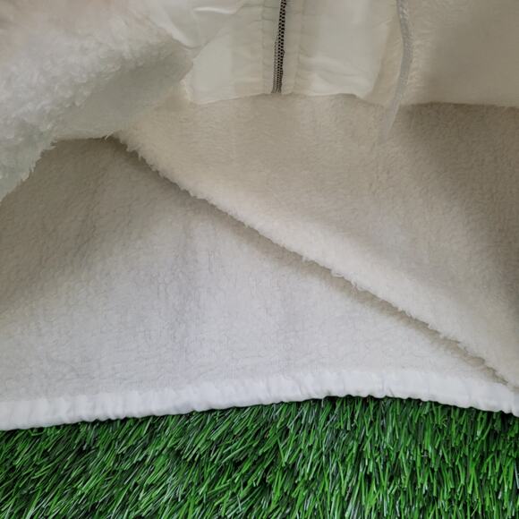 Vintage 80s North San-Diego Windbreaker L 21x25 Fleece-Lined - Picture 5 of 12